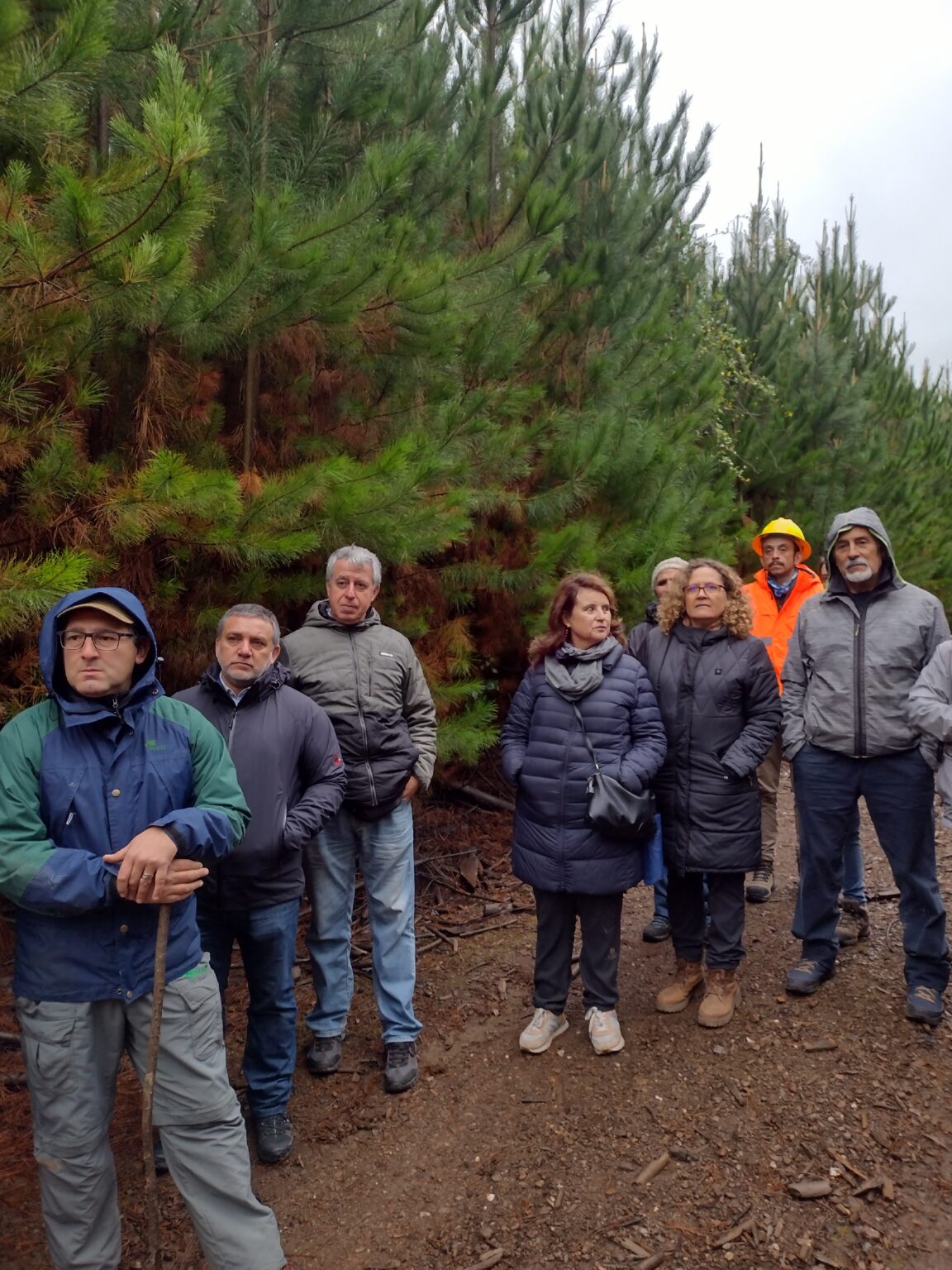 Visita multi actores post incendios Empedrado